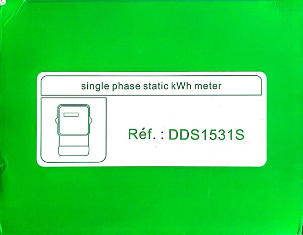 Single phase static kWh meter